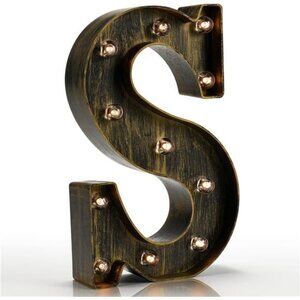 Vintage Light Up Marquee Letters with Lights